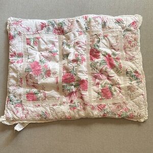 Loveshackfancy x pottery barn kids lace and Quilted Pillow Cover